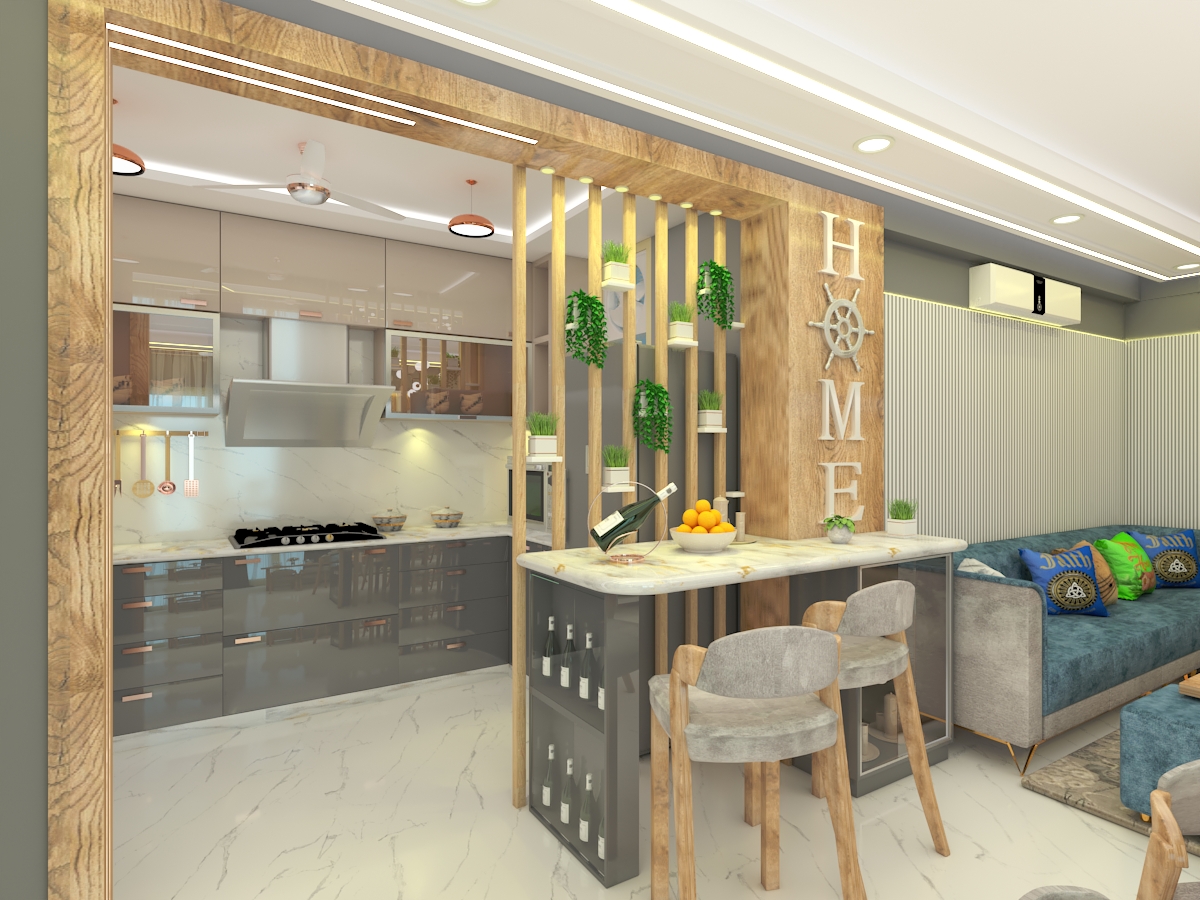 Parallel Kitchen Design Gurugram