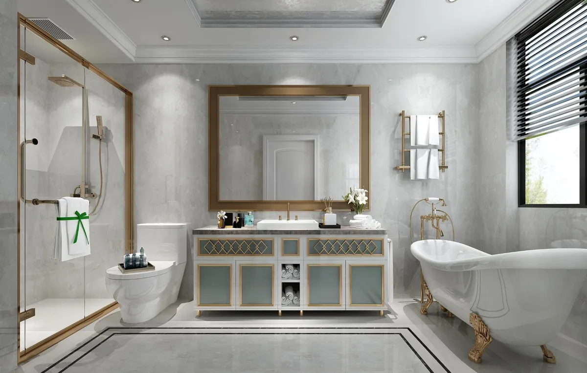 Spa-Inspired Luxury Bathroom