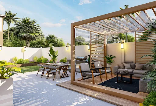 Terrace Garden Landscape Design Delhi